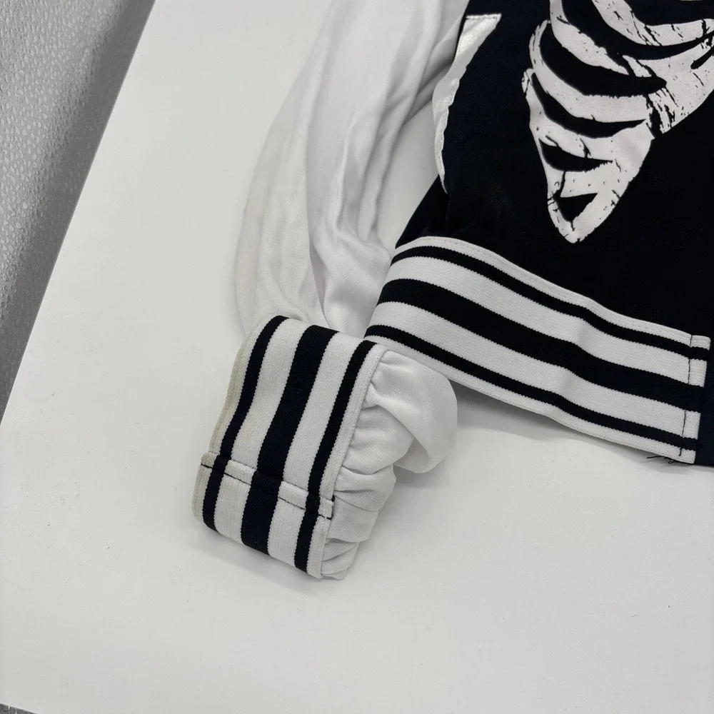 Girls Skeleton Scare Squad‎ Halloween Costume Skirt And Jacket Medium 8 To 10